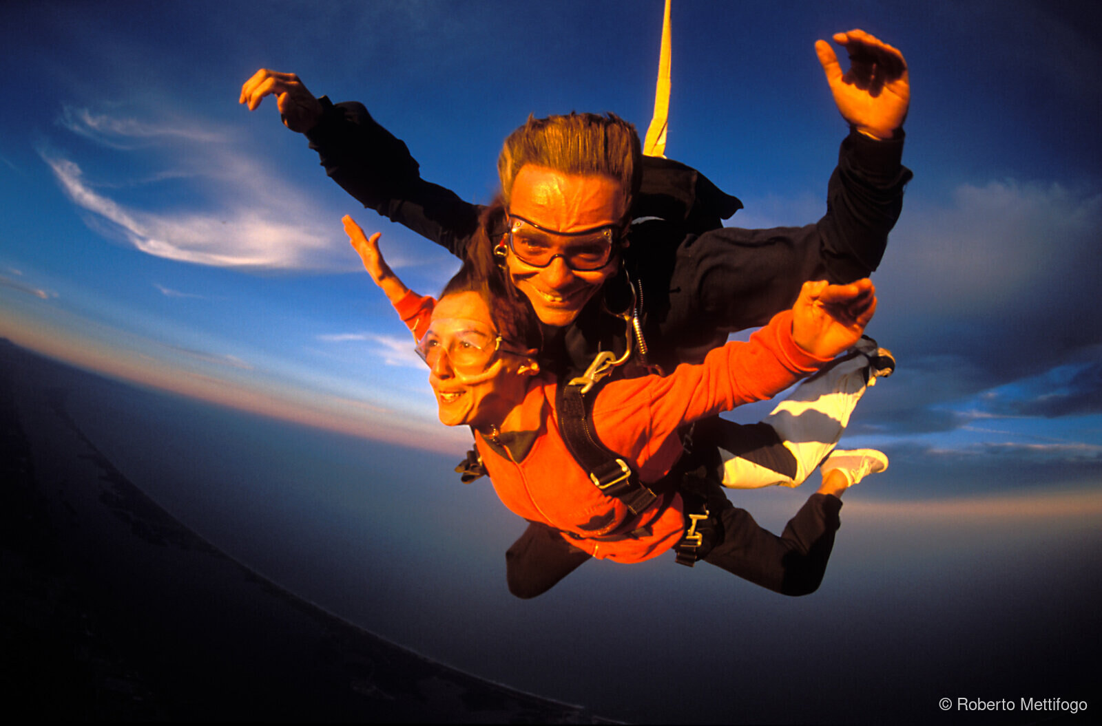 Skydiving, fotografia in caduta libera, Roberto Mettifogo Luce² (03)