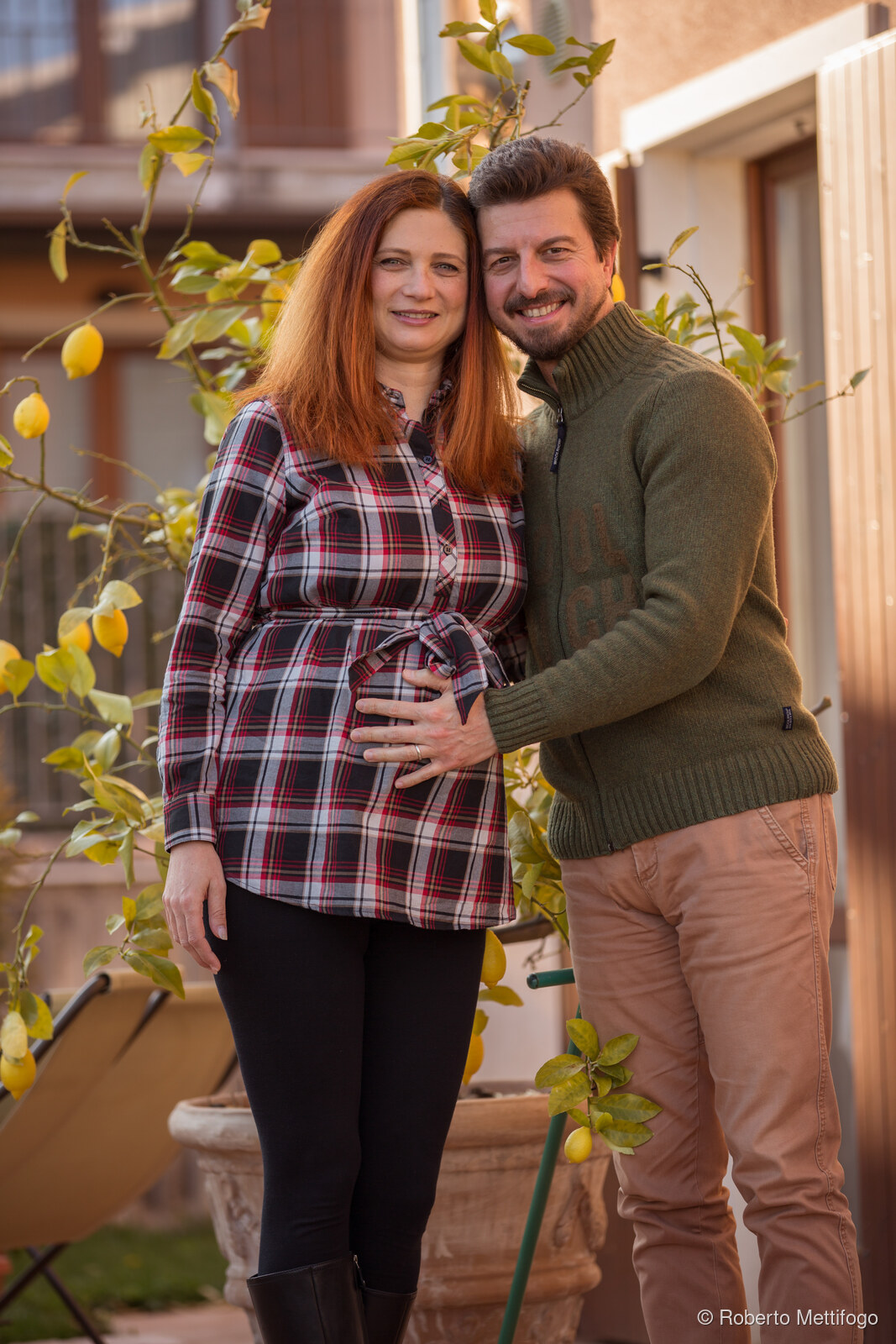 Servizio maternità, la coppia in attesa del bambino, Roberto Mettifogo, Luce² · Verona